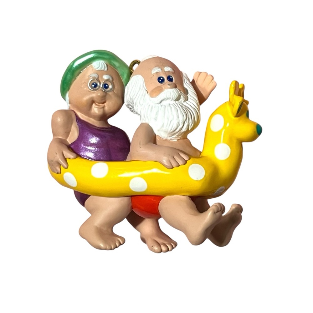 Vintage 1998 Hallmark “The Clauses on Vacation” Ornament